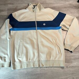 Aigle Mens Full Zip Jacket Retro Size M